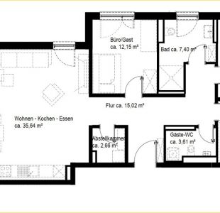 4 Zimmer Penthouse Whg. Nr. B32