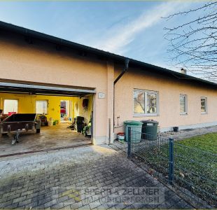 Zufahrt mit Garage