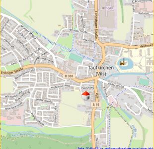 Lageplan Taufkirchen (Vils)