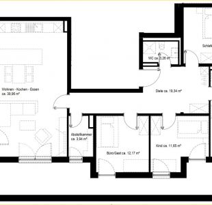 4 Zimmer Penthouse Whg. Nr. B33