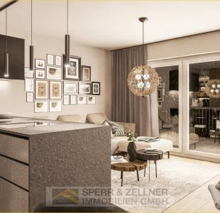 Illustration Wohn-/Essbereich