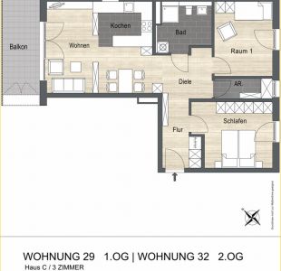 Wohnung Nr. 29 / 32
