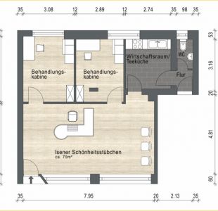 Grundriss Kosmetik EG