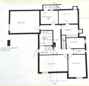 Grundriss Keller