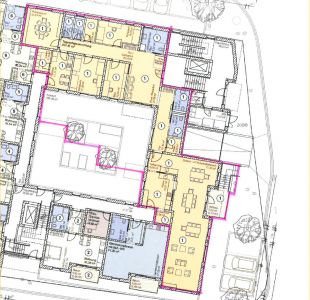 Grundriss Tagespflege Atrium