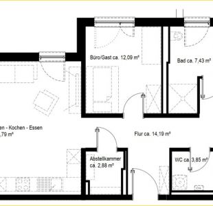 4 Zimmer EG Whg. Nr. B24